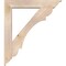 Ekena Millwork Olympic Traditional Smooth Bracket w/ Offset Brace, Douglas Fir, 7 1/2"W x 42"D x 48"H BKT0806X42X48OLY01SDF - alternate 4